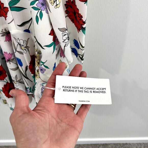 NWT Yumi Kim Night Fever Garden at Dawn 100% Silk Floral Mini Dress 4 - Picture 6 of 14